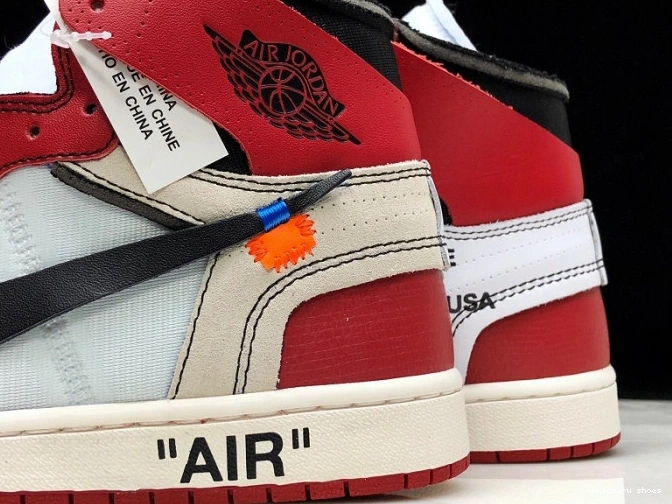 Rep Retro The 1 Jordan AA3834-101 Ten Air Off-White Chicago 0821